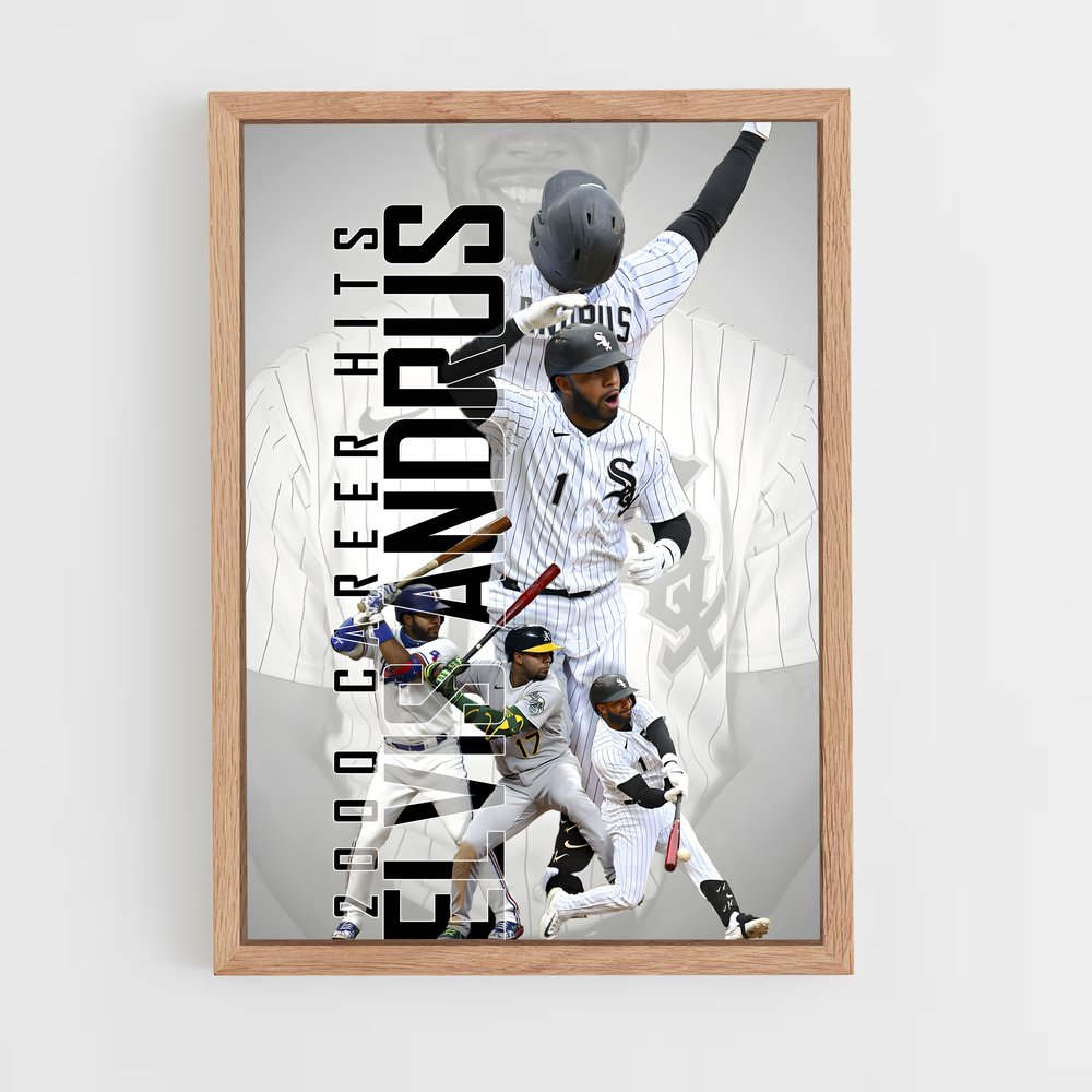 Poster Elvis en Action – affiche Baseball (vue 4)